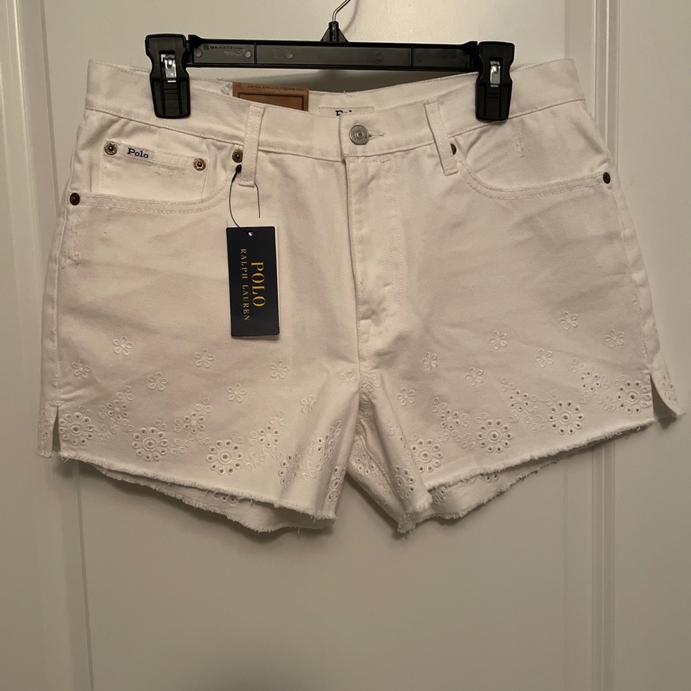 NWT Polo Ralph Lauren Women The Sophia Cut Shorts